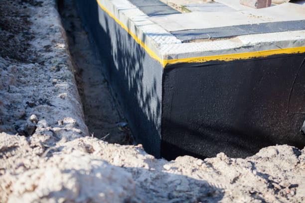 Professional Exterior Waterproofing technician working in Christiansburg, VA